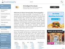 Tablet Screenshot of knowhomeopathy.com